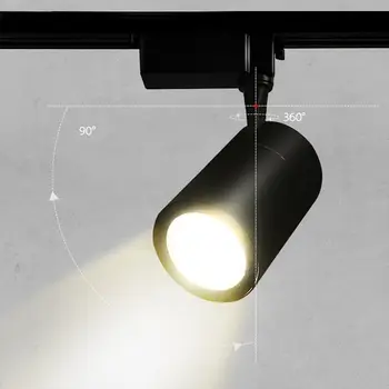 220V LED Bodové Svetlá 10W 20W 30W Led Sledovanie Pozornosti KLASU Sledovať Svetlo pre Obývacia Izba, Kuchyňa, Obchod, nákupné Centrum, Krytý Bodové Svetlo Lampy 1
