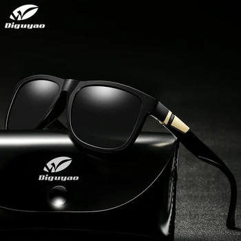 DIGUYAO Polarizované Námestie slnečné Okuliare pánske Jazdy okuliare Odtiene Muž Okuliare Mužov Retro 2020 Ženy, Luxusné Značky Dizajnér Oculos 1