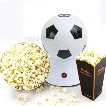 220V Futbal Popcorn Stroj Mini Domácnosti Automatické teplovzdušné DIY Popcorn Maker Stroj Tvorivé Malé Puffing Stroj 1