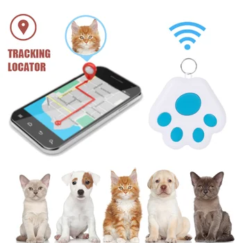 Pet Sledovania Locator Anti-Stratené Mini Bluetooth GPS Tracker Mačka a Pes Kľúče Batožiny Sledovacie Zariadenie Pet Mačka a Pes Príslušenstvo 1
