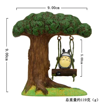 Anime Ghibli Hayao Miyazaki Zber Totoro Autobus Mei Anonymný Človek Strašiak Obrázok Bábika Ornament Model Miniatúrne Hračky Domova 1
