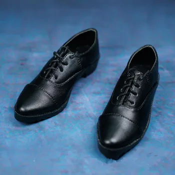 BJD bábika topánky sú vhodné pre strýko kožené topánky s rovnou ukázal tip sťahovacie oblek a klasické čierne a biele kožené topánky 1