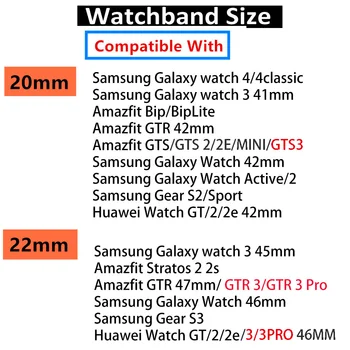 20 mm 22 mm popruh Pre Samsung Galaxy sledovať 4/classic/46 mm/Active 2 Gear S3 leopard tlač Magnetický náramok Huawei GT/2/3/Pro band 1