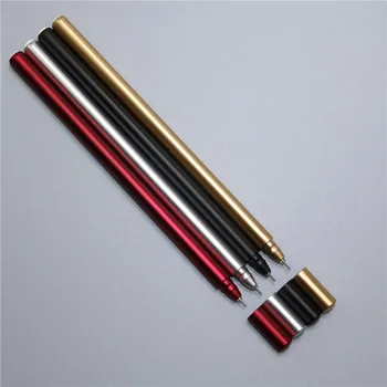 10 Ks 0,5 mm Jednoduchý štandard gélové pero, Kreatívne trojuholníka perom Čierny atrament Písanie Kancelárske Školské potreby Darček písacie potreby 4 farby 1