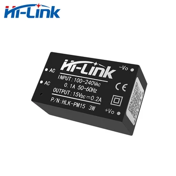 Hi-Link Doprava Zadarmo 10pcs HLK-PM15 3W 220V na 15V Ultra-malé Série Modul Napájania Smart Spínania AC DC Konvertor 1