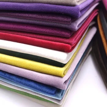 50*145 cm Vysoká Hustota Kvality Velvet Textílie Akryl & Polyester Textílie na Gauč Opony Oblečenie HOBBY Ručné Remeslo 1