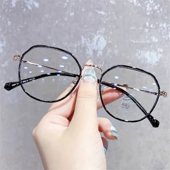 Krátkozrakosť Glasse Ženy s Mínus Stupeň Kolo Nearsighted Okuliare Skončil Diopter -0.5 Na -6 1