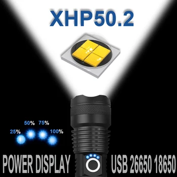 Svetlé Xhp P50 Najsilnejší Blesk Xhp70 Taktická Baterka Xhp50.2 X5 Flash Xhp70.2 Baterky Baterky 18650 Práce Lampa Tábor 1