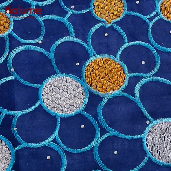 Kalume Afriky Čipky Textílie 2021 Novo Navrhnutý Švajčiarskym Voile 5 Dvore Diy Nigérijský Bavlna Výšivky, Čipky Textílie Pre Šaty H2441 1