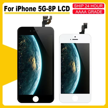 AAAA++++ Pre iPhone 5 5S 5C 6 6S 6Plus 6SPlus LCD s Perfektnou 3D Digitalizátorom. MOUNT s Dotykový Displej 1