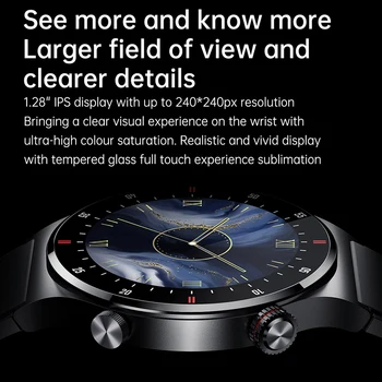 2022 Nové Bluetooth Hovor Smart Hodinky Mužov Športové Fitness Sledovanie Počasia Nepremokavé Smartwatch Veľký HD Displej pre Huawei Xiao 1