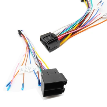 16 Pin ISO kábel Kábel Adaptéra Male konektorom Pre Ženy Konektor Zapojenie Pre Auto Auto Úprava Line Všeobecné Android Navigačný Hosť 1