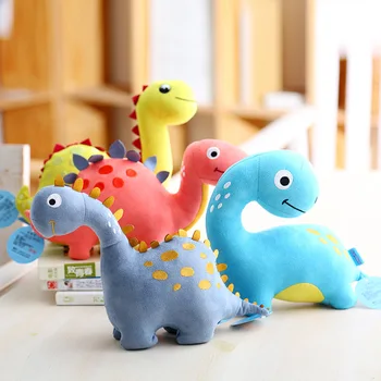 Krásne Dinosaura Plyšové Hračky Super Mäkké Cartoon plyšáka Dino Bábiky pre Deti Baby Objať Bábika Spánku Vankúš Domova 1