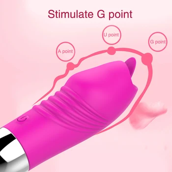 Vibračné Vajíčko G-spot Masér Sexuálne Hračky pre Ženy, Ženské Masturbator 12 Rýchlosti Stimulátor Klitorisu Jazyk Lízanie Vibrátor 1