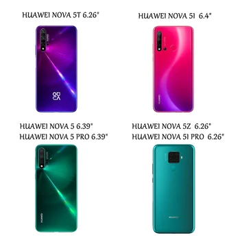Flip puzdro Pre Huawei nova 5 5i 5T 5z Premium PU Kožené Coque Prípade Huawei nova 5i 5 Pro Peňaženky Telefón Puzdro Kryt Funda Capas 1