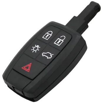 KEYECU 2x Náhradné Diaľkové Kľúča Vozidla púzdro Fob 5 Tlačidiel pre Volvo C30 C70, S40 V50 2008 2009 2010 2011 FCC ID: KR55WK49259 1