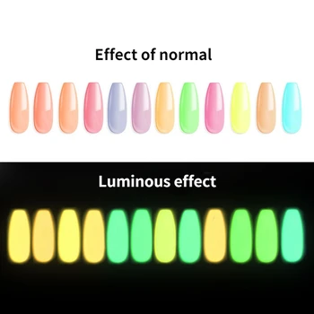 12 debien/sady dlho-trvajúce neónové žiarivky prášok UV-reagovať fluorescenčné nechtov prášok pigment prachu lesk prášok decorati 1