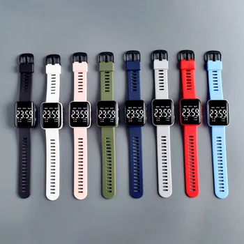Nové Štýlové Digitálne Hodinky pre Deti Nepremokavé Športové Elektronickej LED Náramkové hodinky Bežné Jednoduché Deti, Chlapci Dievčatá Hodiny Dary 1
