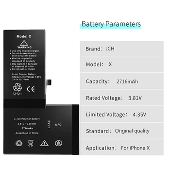 2022 Zero-cyklus kvalitné Batérie Pre iPhone 6 6 7 8 Plus X XR Xs Max 11 12 Pro Batériu Mobilného Telefónu S Bezplatných Nástrojov Nálepky 1