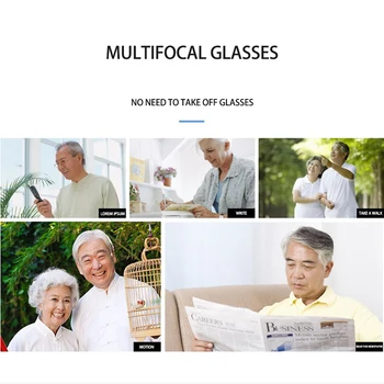 JULI Progresívna Multifokálna Čitateľ Vidieť Ďaleko A Blízko Čítanie Okuliare Bifocal Presbyopia Muži Ženy Okuliare na Čítanie 5001 1