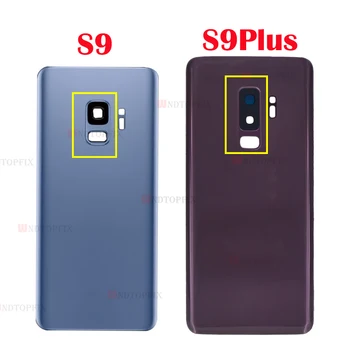 Nová Batéria Zadný Kryt Pre Samsung Galaxy S9 Plus Kryt Batérie Pre S9 Späť Kryt Batérie Dvere, Zadné Sklo S Objektív 1