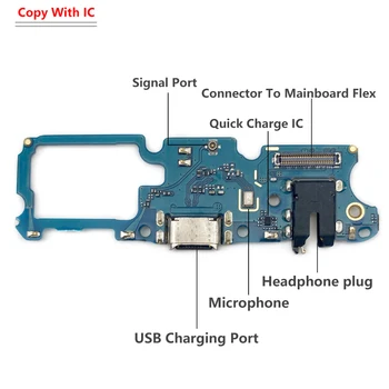10Pcs Dock Konektor Micro USB Nabíjací Port Nabíjanie Flex Kábel Doska Pre OPPO Realme 7 6 6i 5 5i 3 Pro C11 C20 C25 C12 do C21 C15 1