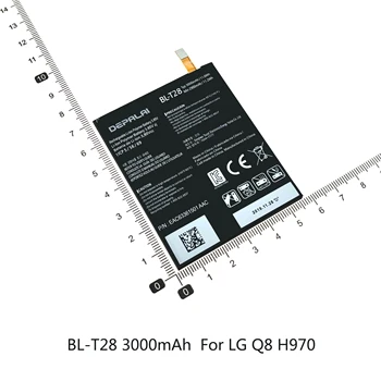 BL-T28 BL-T33 BL-T37 BL-T39 Batéria Pre LG Q8 H970 O6 M700/AN/DSK/N Q Stylo4 Q710 G7 ThinQ G710 Q7+ LMQ610 telefón Batérie 1