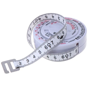 1,5 m Mäkké Pásky Opatrenie Dvojité Stupnici Telo Šitie Pružných Pravítko pre BMI chudnutie Lekárske Tela Meranie Šitie na Mieru Plavidlá  1