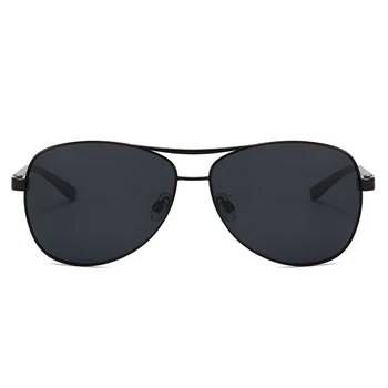 Luxusné Letectva Polarizované Mužov Slnečné Okuliare Značky Vintage Dizajnér Slnečné Okuliare Ženy Retro Kovové Čierne Zrkadlo Módne Oculos De Sol 2