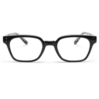 Peekaboo transparentné okuliare, rám pre mužov black TR90 kórejský štýl žena námestie okuliare ženy optické vysokej kvality acetát 2