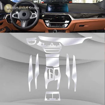 Pre BMW G32 Sreies 6GT 2017-2021 Interiéru Vozidla stredovej konzoly Transparentné TPU Ochranný film Anti-scratch Opravy film Accessorie 2