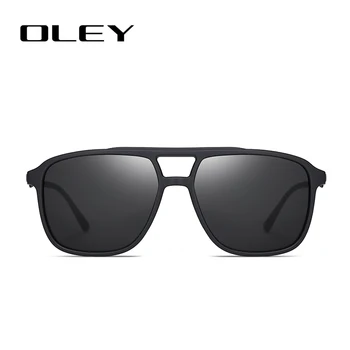 OLEY Vysokej Kvality TR90 Polarizované slnečné Okuliare pánske Slnečné okuliare Ženy Pilot UV400 Zrkadlo Oculos de sol 2