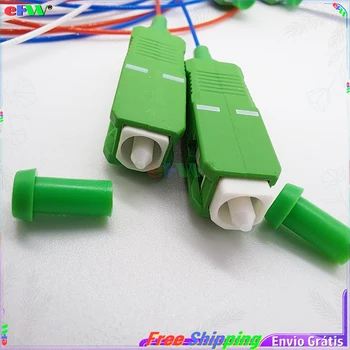 100ks Množstvo 1*16 mini Optická PLC Štiepačky SC/APC 0,9 mm mix farieb FBT Spojka Optické 1x16 adaptér 1-na-16 FTTH (Fiber Splitter 2