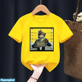 2022 Movie Show Zlé Chlapci T-Shirt Pán Vlk Had Pán Piranha T Shirt Dievčatá Chlapci Tričko Deti Oblečenie Harajuku Unsex Topy 2