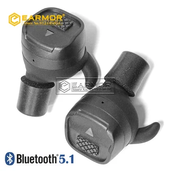 EARMOR M20T Nové Bluetooth zátkové chrániče sluchu Lov Headset Streľba Elektronické zátkové chrániče sluchu Proti Hluku Ucha, Plug Šumu NRR26db 2