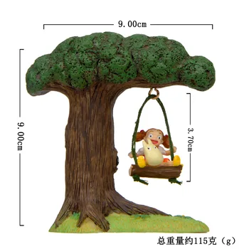 Anime Ghibli Hayao Miyazaki Zber Totoro Autobus Mei Anonymný Človek Strašiak Obrázok Bábika Ornament Model Miniatúrne Hračky Domova 2