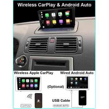 Android 12 Auto Multimediálny Prehrávač Pre VOLVO C30, S40 C70 2006-2012 GPS Navi Rádio Stereo IPS Dotykový Displej Vedúci Jednotky 2