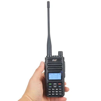 DMR Digitálne Walkie Talkie TYT MD-750 VHF 136-174MHz UHF 400-470MHz Dual Band Dual Time Slot 5W Prenosné FM obojsmerná Rádiová 2