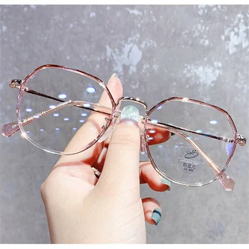 Krátkozrakosť Glasse Ženy s Mínus Stupeň Kolo Nearsighted Okuliare Skončil Diopter -0.5 Na -6 2