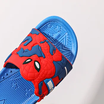 Disney Jar/Leto 2021 nové papuče chlapec non-slip spiderman cartoon krytý rodič-dieťa nosiť pláže topánky lightning Mike Quinn 2