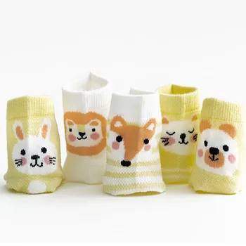5Pairs/veľa chlapčeka Ponožky Letné Oka Tenké Baby Ponožky pre Dievčatá Bavlna Novorodenca Baby Girl Ponožky 2