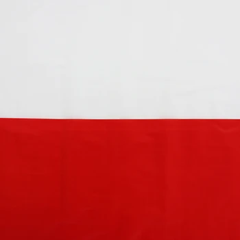 3X5 Ft Poľsko poľská Vlajka Dvakrát Prešité Vlajky Polyester s Mosadznými osadené priechodkami 2