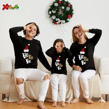 Rodina Vianoce Mikiny, Mikiny Oblečenie, Sveter Jeleň 2022 vianočné Tričko Chlapec Dievča Oblečenie Detí Zodpovedajúce Oblečenie Baby 2