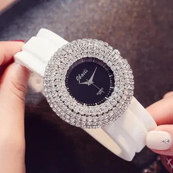 2022 Diamant Hodinky Pre Ženy, Luxusné Značky Elegantné Dámske Náramkové Hodinky Silikónové Quartz Hodinky Hot Hodiny Darčeky Relojes Para Mujer 2