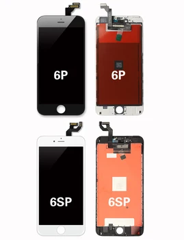 AAAA++++ Pre iPhone 5 5S 5C 6 6S 6Plus 6SPlus LCD s Perfektnou 3D Digitalizátorom. MOUNT s Dotykový Displej 2