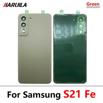 Originál Nový Zadný Kryt Batérie Pre Samsung Galaxy S21 / S21 FE Kryt Batérie Dvere Bývanie Kryt Zadnej Prípade Objektív 2