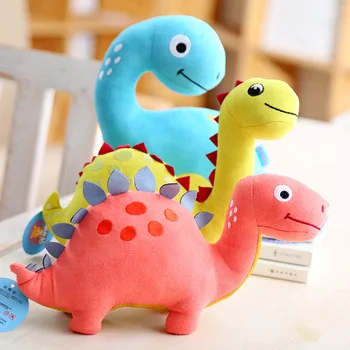 Krásne Dinosaura Plyšové Hračky Super Mäkké Cartoon plyšáka Dino Bábiky pre Deti Baby Objať Bábika Spánku Vankúš Domova 2