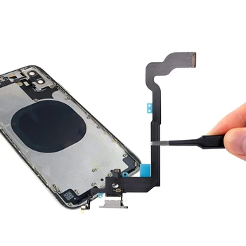 Nabíjací Port Dátový Konektor Flex Kábel S Mikrofónom Pre iPhone X XR XS XSMax Náhradné Diely 2