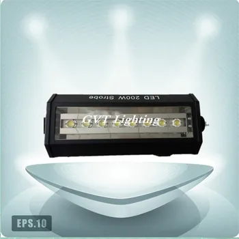 Hot predaj DMX Sound control 8 LED Strobo Lampa Party Disco Bar Svetla Zobraziť Projektor Fáze Osvetlenie, DJ stroboscope 2