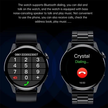 2022 Nové Bluetooth Hovor Smart Hodinky Mužov plne Dotykový Šport Fitness Hodinky Vodotesné Srdcovej frekvencie Ocele Kapela Smartwatch Android iOS 2